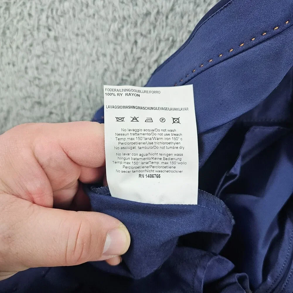 Zanella Active Pants Mens 33x29* Blue Golf Casual Stretch Performance Flex